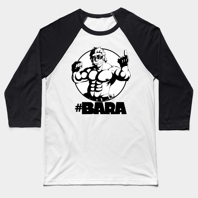 #BARA BW Design Baseball T-Shirt by AniLover16